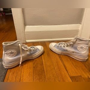 blue and white converse. no longer sold in stores.